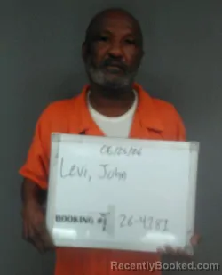 Mugshot of JOHN HENRY LEVI booked in Sebastian County, Arkansas on June 24, 2026