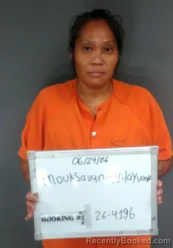 Mugshot of MOUKSAVANH VILAYVANH booked in Sebastian County, Arkansas on June 24, 2026