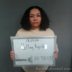 Mugshot of KAYLA MARIE VALLIEN booked in Sebastian County, Arkansas on June 25, 2026