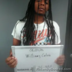Mugshot of CALVIN LEE WILLIAMS booked in Sebastian County, Arkansas on June 25, 2026