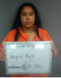 Mugshot of MAYTE MURGADO booked in Sebastian County, Arkansas on June 27, 2026