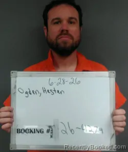 Mugshot of HESTEN Lynn OGDEN booked in Sebastian County, Arkansas on June 28, 2026