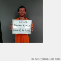 Mugshot of Michael Logan Morrison booked in Sebastian County, Arkansas on June 29, 2026