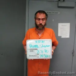 Mugshot of Stephen Auther Hanna booked in Sebastian County, Arkansas on June 29, 2026