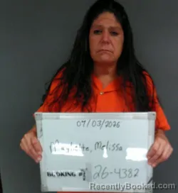 Booking photo from Sebastian County, Arkansas