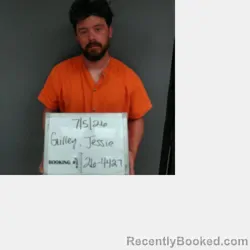 Mugshot of Jessie Michael Gilley booked in Sebastian County, Arkansas on July 4, 2026