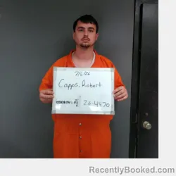 Mugshot of Robert Capps booked in Sebastian County, Arkansas on July 6, 2026