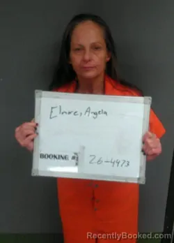 Mugshot of ANGELA DAWN ELMORE booked in Sebastian County, Arkansas on July 6, 2026