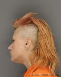 Mugshot of Sara Jane Nicole Scott booked in Sebastian County, Arkansas on July 17, 2026