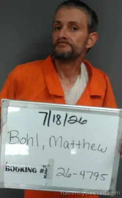 Mugshot of Matthew Scott Bohl
