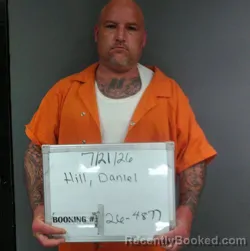 Mugshot of Daniel Lee Hill