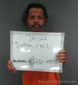 Mugshot of Cecil Carl Dotson
