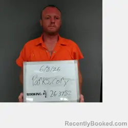 Mugshot of Cory Wayne Parks