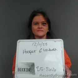 Mugshot of Elizabeth Hooper