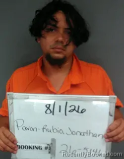 Mugshot of Jonathan Pavon-Rubio