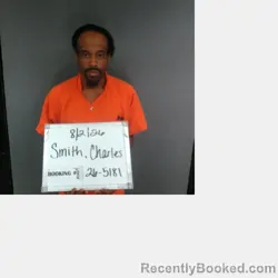 Mugshot of Charles Anthony Smith booked in Sebastian County, Arkansas on August 2, 2026