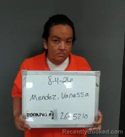 Mugshot of Vanessa Lee Mendez