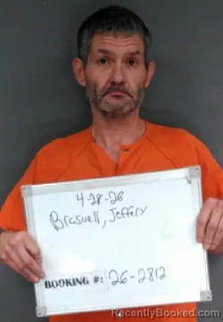 Mugshot of Jeffery Glen Brasuell