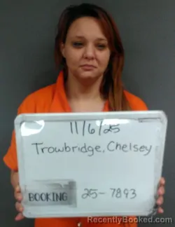 Mugshot of Chelsey Marie Trowbridge booked in Sebastian County, Arkansas on August 7, 2026