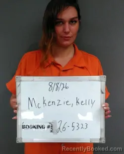 Mugshot of Kelly Anne Eileen Mckenzie booked in Sebastian County, Arkansas on August 8, 2026