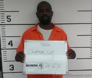 Mugshot of Cory Chatman booked in Sebastian County, Arkansas on September 16, 2026