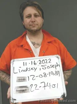 Mugshot of Joseph Lee Junior Lindsey booked in Sebastian County, Arkansas on September 27, 2026