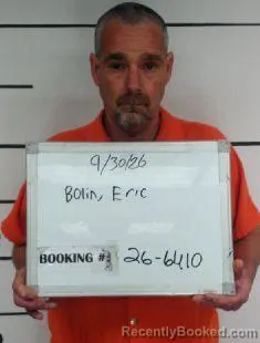 Mugshot of Eric Wayne Bolin booked in Sebastian County, Arkansas on September 30, 2026