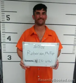Mugshot of Phillip Quinton D Roberson booked in Sebastian County, Arkansas on October 2, 2026