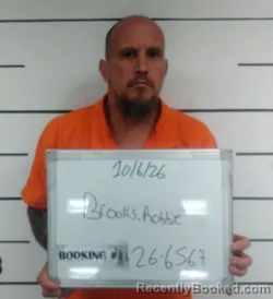 Mugshot of Robbie Dale Brooks booked in Sebastian County, Arkansas on October 6, 2026