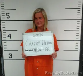 Mugshot of Payton Renee Carroll booked in Sebastian County, Arkansas on October 11, 2026