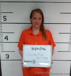 Mugshot of Brittany Nicole Schaeffer