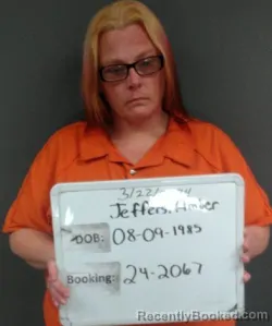 Mugshot of Amber Nicole Jeffers