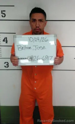 Mugshot of Juan Jose Beltran booked in Sebastian County, Arkansas on October 23, 2026