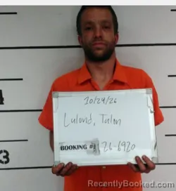 Mugshot of Talon Scott Lalond booked in Sebastian County, Arkansas on October 23, 2026
