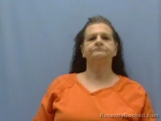 Mugshot of KAREN RAE SOSSAMON booked in Sevier County, Arkansas on May 13, 2026