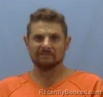 Mugshot of JOSHUA WAYNE BOWLINE booked in Sevier County, Arkansas on July 14, 2026