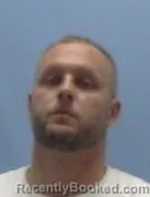 Mugshot of Justin Waller booked in Sevier County, Arkansas on August 24, 2026