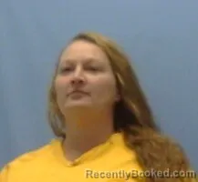 Mugshot of April Thrash booked in Sevier County, Arkansas on October 26, 2026