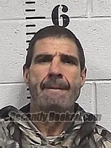 Booking photo from Sharp County, Arkansas