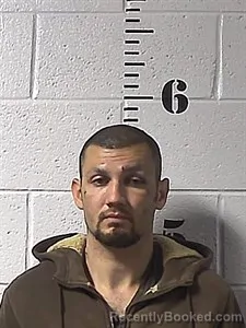 Booking photo from Sharp County, Arkansas