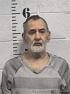 Mugshot of Dickie Earl Mitchell booked in Sharp County, Arkansas on April 6, 2026