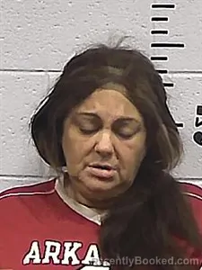 Mugshot of Jamie Michele Shipman booked in Sharp County, Arkansas on April 21, 2026