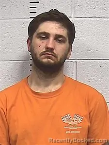 Mugshot of Hunter Allan Schreurs booked in Sharp County, Arkansas on April 24, 2026