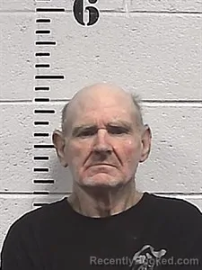 Mugshot of James Lasley Cain booked in Sharp County, Arkansas on May 13, 2026