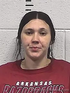 Mugshot of Destiny Cheyenne Davis booked in Sharp County, Arkansas on June 11, 2026