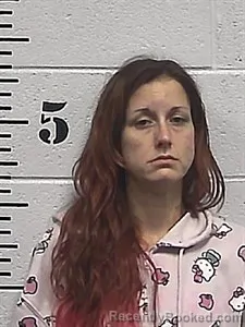 Mugshot of Summer Wolfe-Ewing booked in Sharp County, Arkansas on July 24, 2026