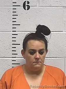 Mugshot of Kymberlie Dawne Watson booked in Sharp County, Arkansas on October 5, 2026