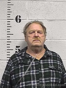 Mugshot of Carl David Walls booked in Sharp County, Arkansas on October 27, 2026