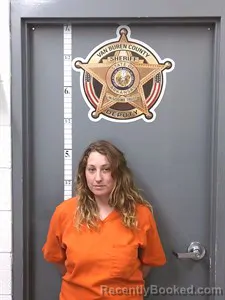Mugshot of Sarah REVA PASTRANO booked in Van Buren County, Arkansas on March 27, 2026
