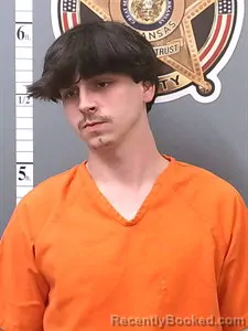 Mugshot of Mason Oakley Hecker booked in Van Buren County, Arkansas on March 30, 2026